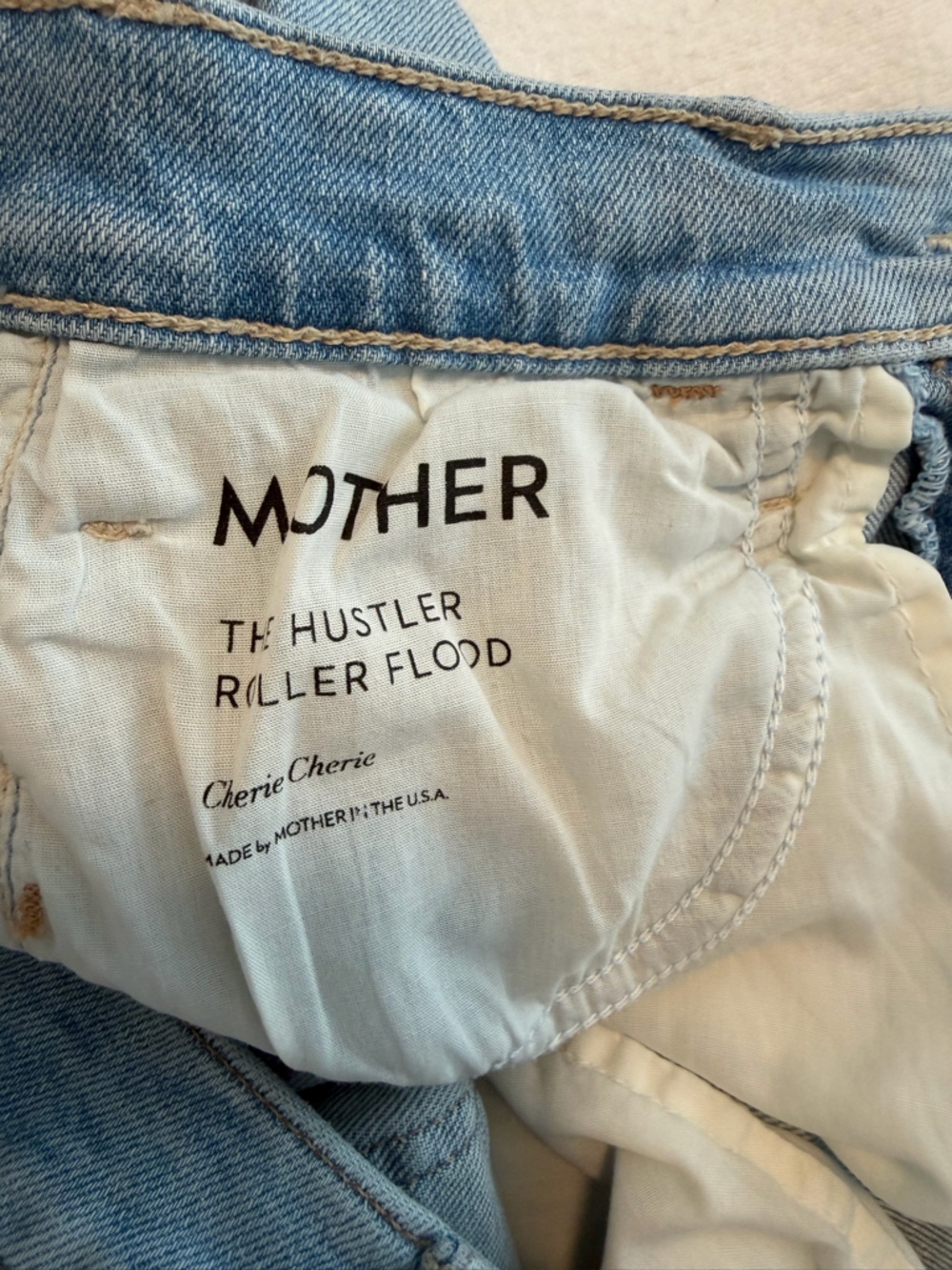 MOTHER The Hustler Roller Flood Jean - Cherie Cherie size 24 - Picture 5 of 6